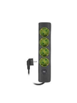 Удлинитель 4х5м с заземл. с выкл. сер. ET-04-500G JAZZway 5051898