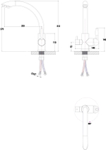 СМЕСИТЕЛЬ ESSEN 213001-308 ЧЕРНЫЙ