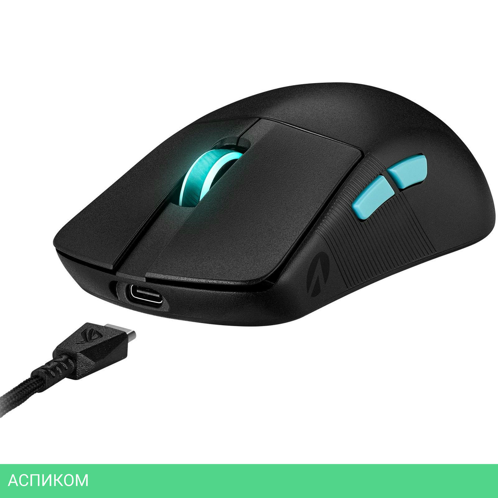 Мышь Asus P713 Rog Harpe Ace Aim Lab Edition Black (90MP02W0-BMUA00)