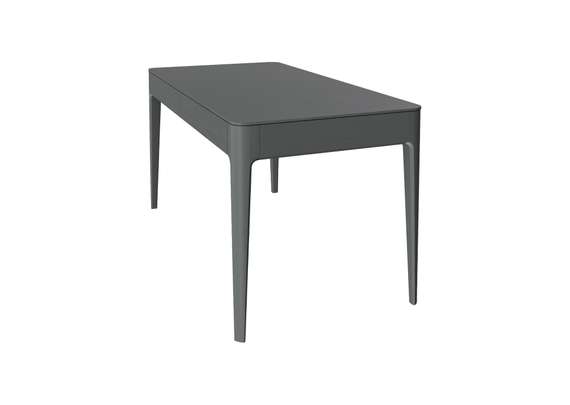 Стол письменный Type из массива дуба 140*70 см (серый)