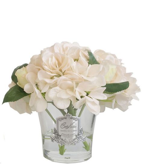 Гортензии цвета шампань с бутонами роз, Cote Noire