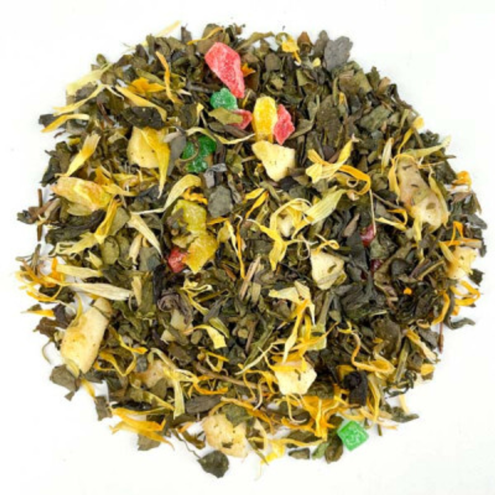 Зеленый чай BERRY-TEA "Гавайи" | 18гр под стакан | Эконом