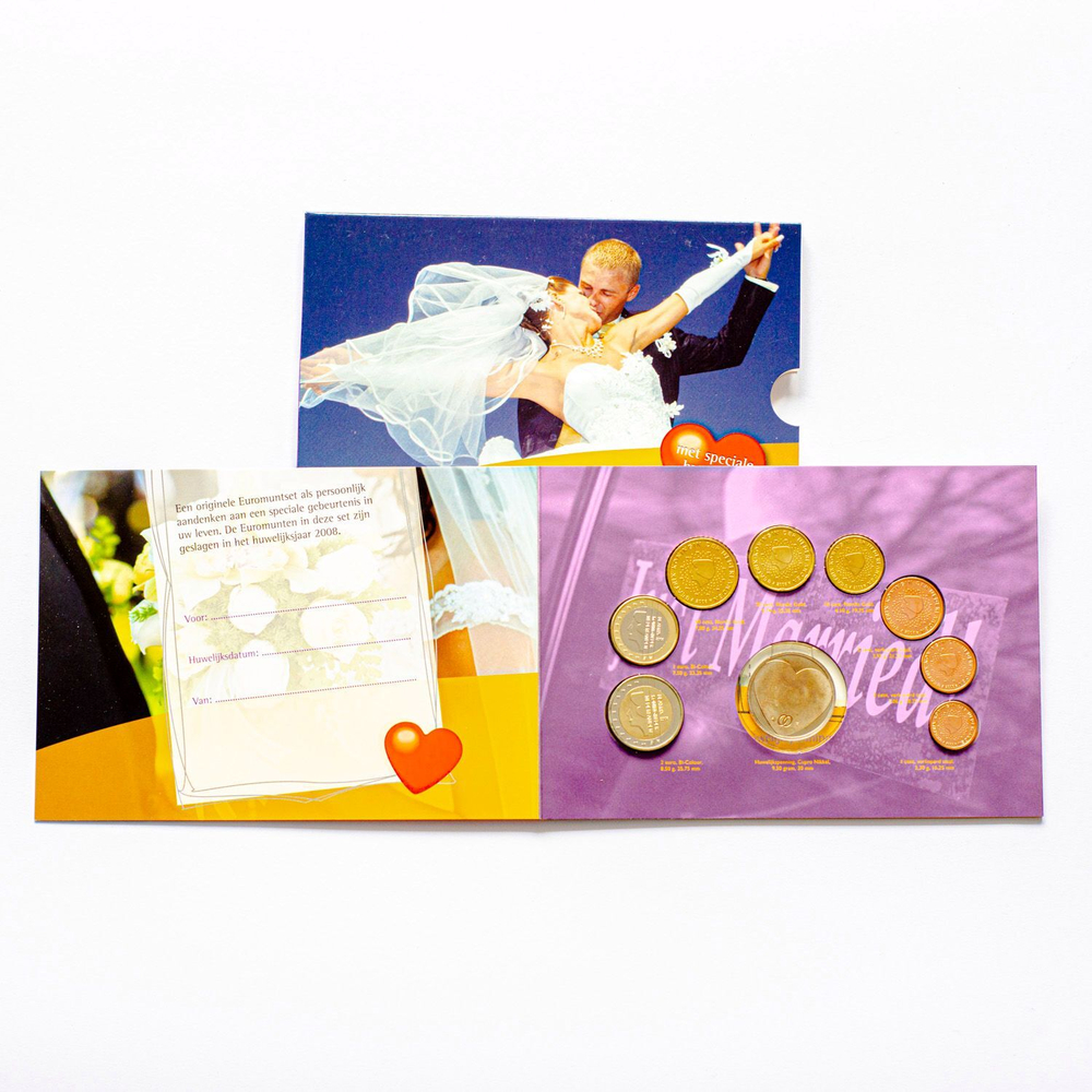Netherlands 2008 Wedding Coin Set