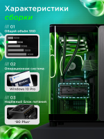 16Gb RTX5060ti Игровой компьютер (системный блок) INTEL Core i7 8ядер/ 64GB /SSD 1000Gb /800W/win 10 pro
