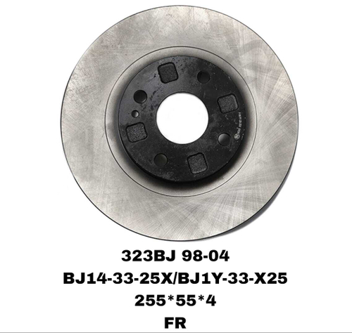 ТОРМОЗНЫЕ ДИСКИ 323BJ 1998-2004\FR