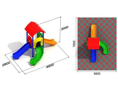 Детская площадка «Весёлые Спуски»