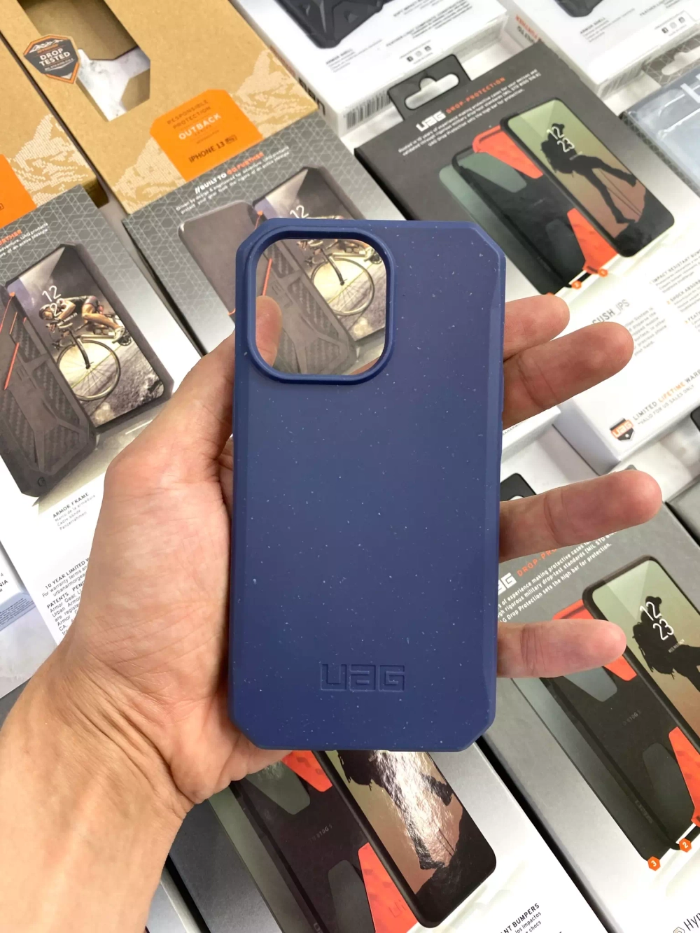 Чехол Star Trailblazer UAG (копия premium) в коробке. Синий