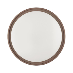3044/EL PALE SN 028 Светильник пластик/белый/коричневый LED 72Вт 3000-6300К D495 IP43 пульт ДУ NAVIL