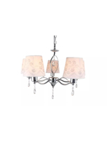 Люстра потолочная E14*5*40W хром