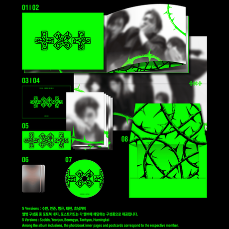 Альбом TXT - 7TH YEAR: A Moment of Stillness in the Thorns (THORN Ver.)