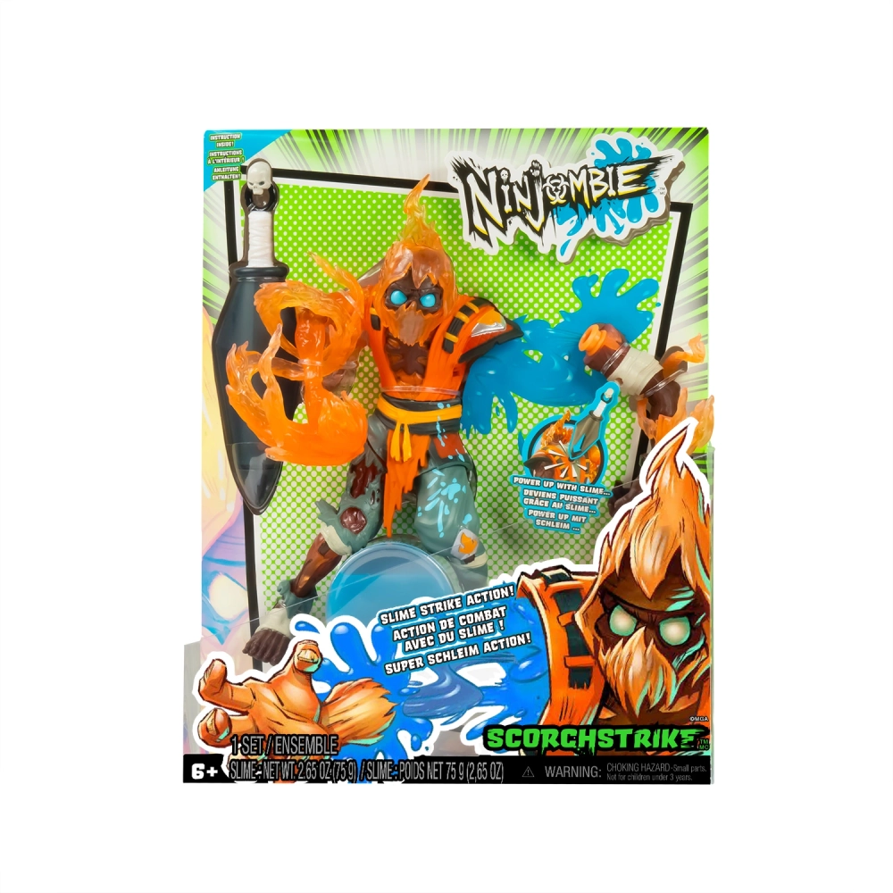Игровой набор Ниндзомби фигурка со слаймом Скорстрайк Ninjombie 68759