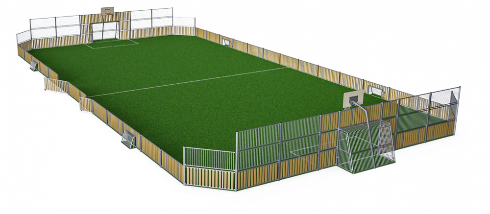 Площадка MUGA, 20x39 - WPC