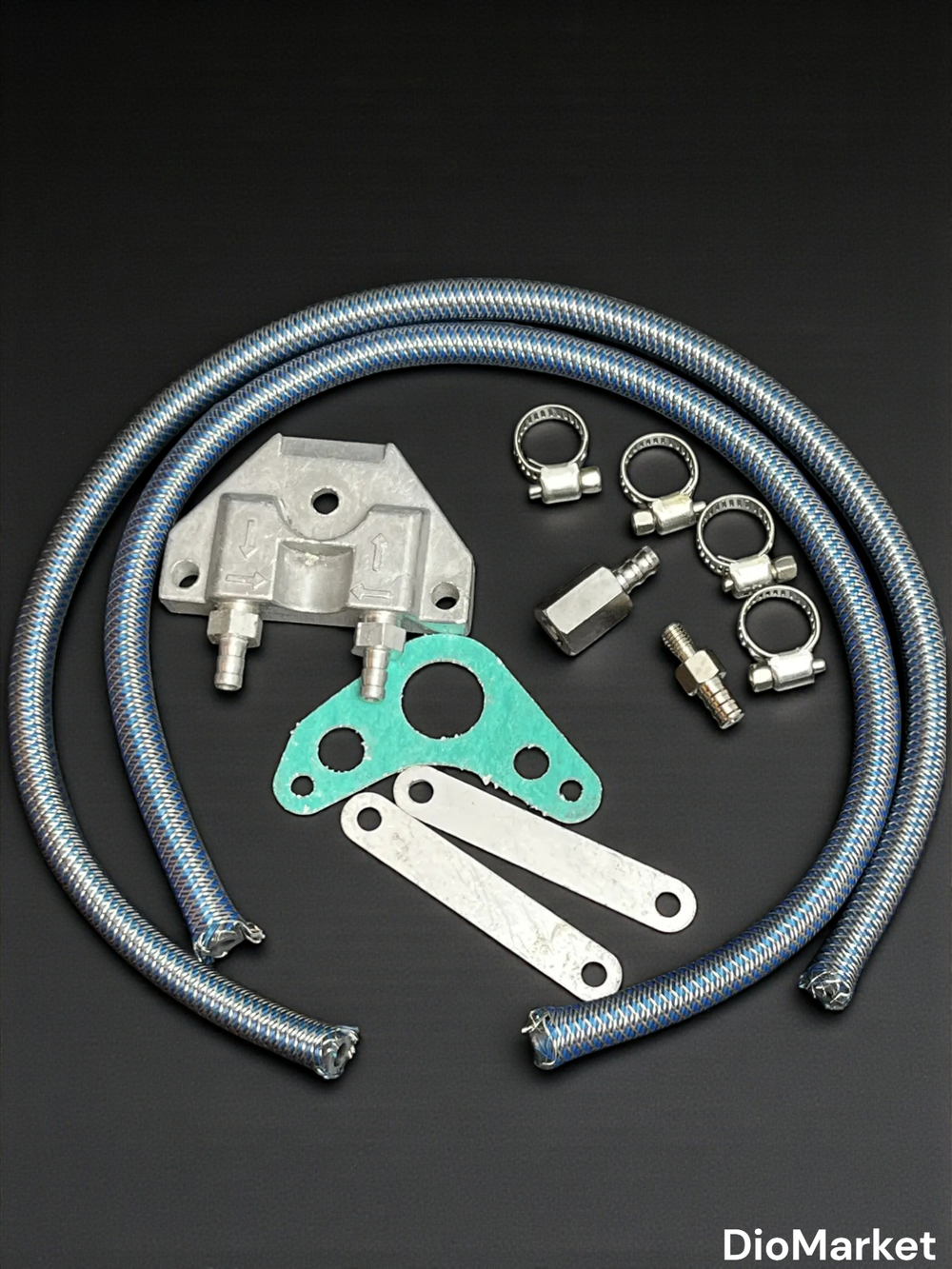 Радиатор охлаждения масла универсальный "TAD RACING"