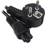 ExeGate PC5-3P &lt;EP280680RUS&gt; Кабель IEC-320-C5 - розетка 220V 3м Европейский стандарт, Г-образный