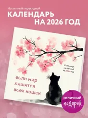 Если мир лишится всех кошек. Календарь настенный на 2026 год (300х300)