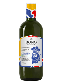 Оливковое масло нефильтрованное BONO 1л, Италия, Сицилия