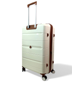 Большой чемодан Mironpan 23102, Молочный, XL