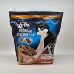 Felix Двойная вкуснятина сухой корм для взрослых кошек с птицей - 1,3 кг