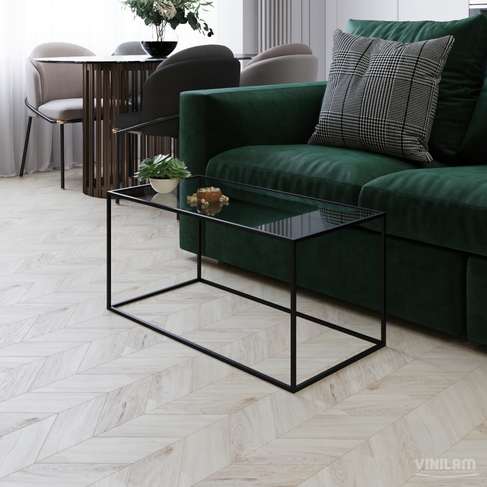 Виниловый ламинат VINILAM PARQUET CHEVRON RI4777CL7 Шеврон Бриссак Glue