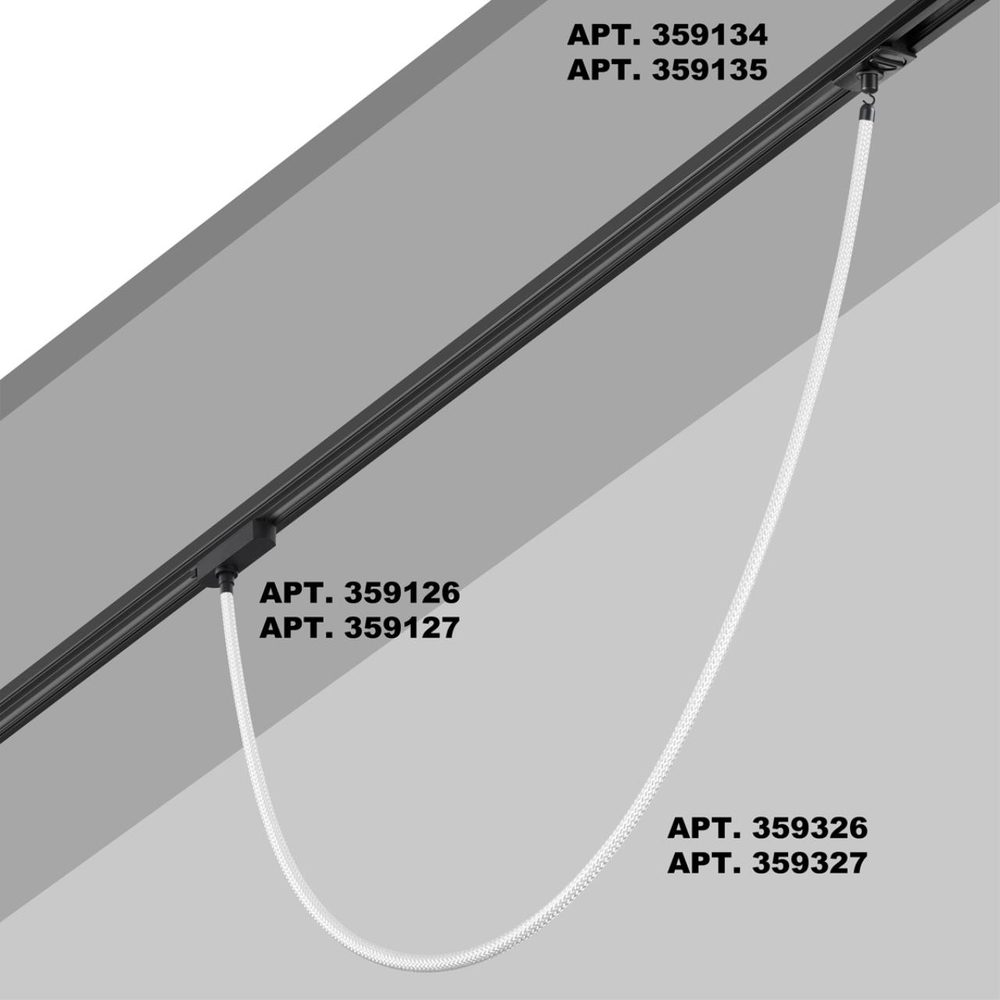 359326 KONST NT24 066 черный Светильник светодиодный IP20 LED 3000K 14W 170-265V 1360Лм RAMO