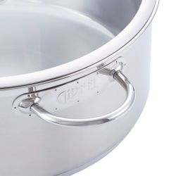 Кастрюля из нержавеющей стали Gipfel Signo 1297 36 см/13 л