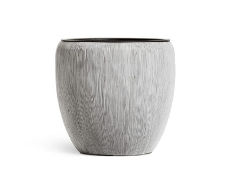 Кашпо TREEZ Effectory - Wow- Конус-Чаша - Слоновая кость