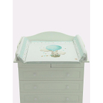 Пеленальный матрасик №1 Топотушки "Зайка путешественник" (92х73 см.)