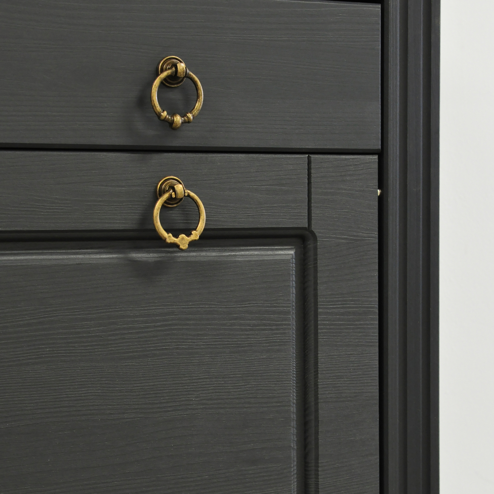 Тумба для обуви Неаполь 87х169х21 из сосны, серый