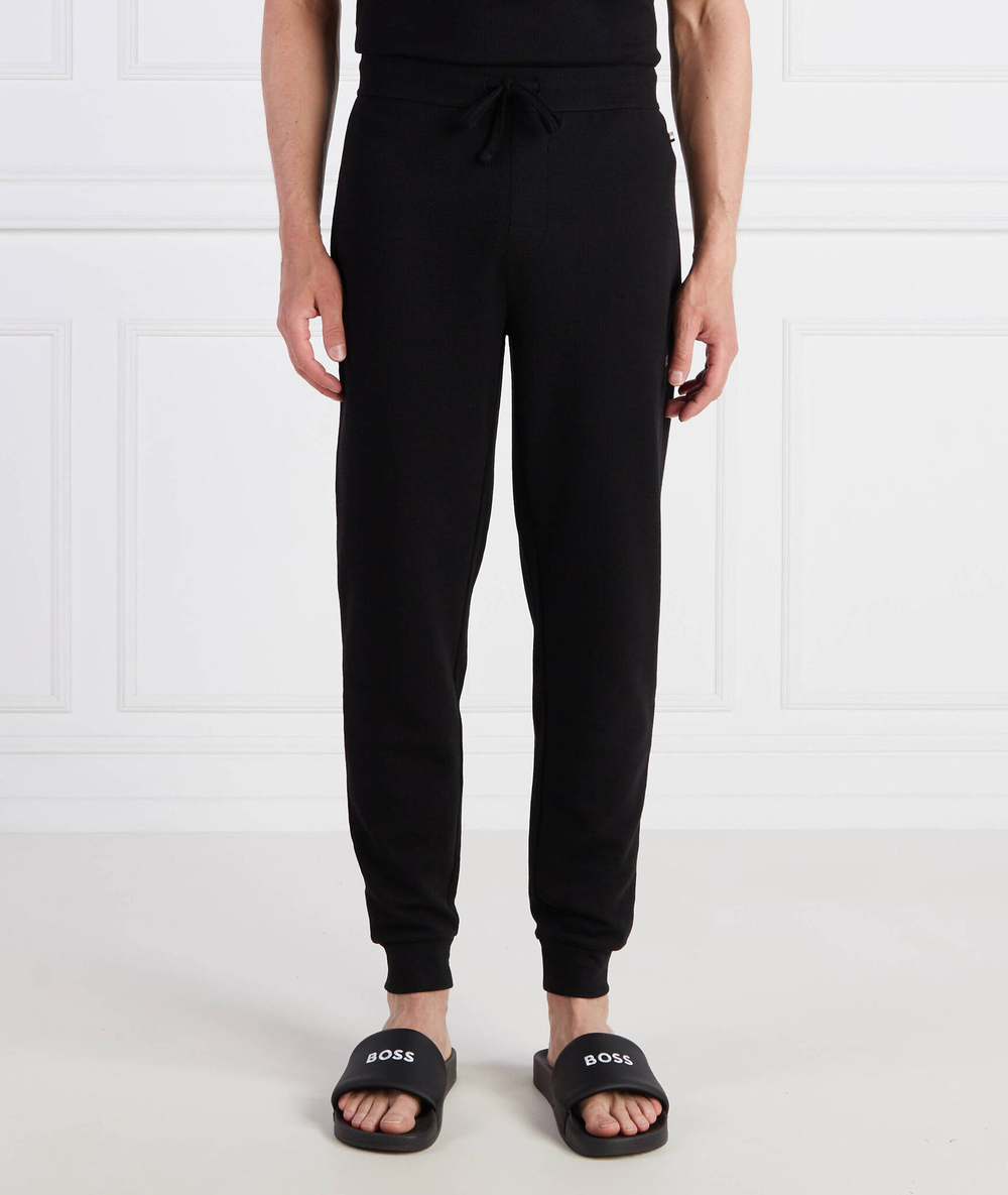 пижамные брюки waffle BOSS BLACK - черный(50486456)