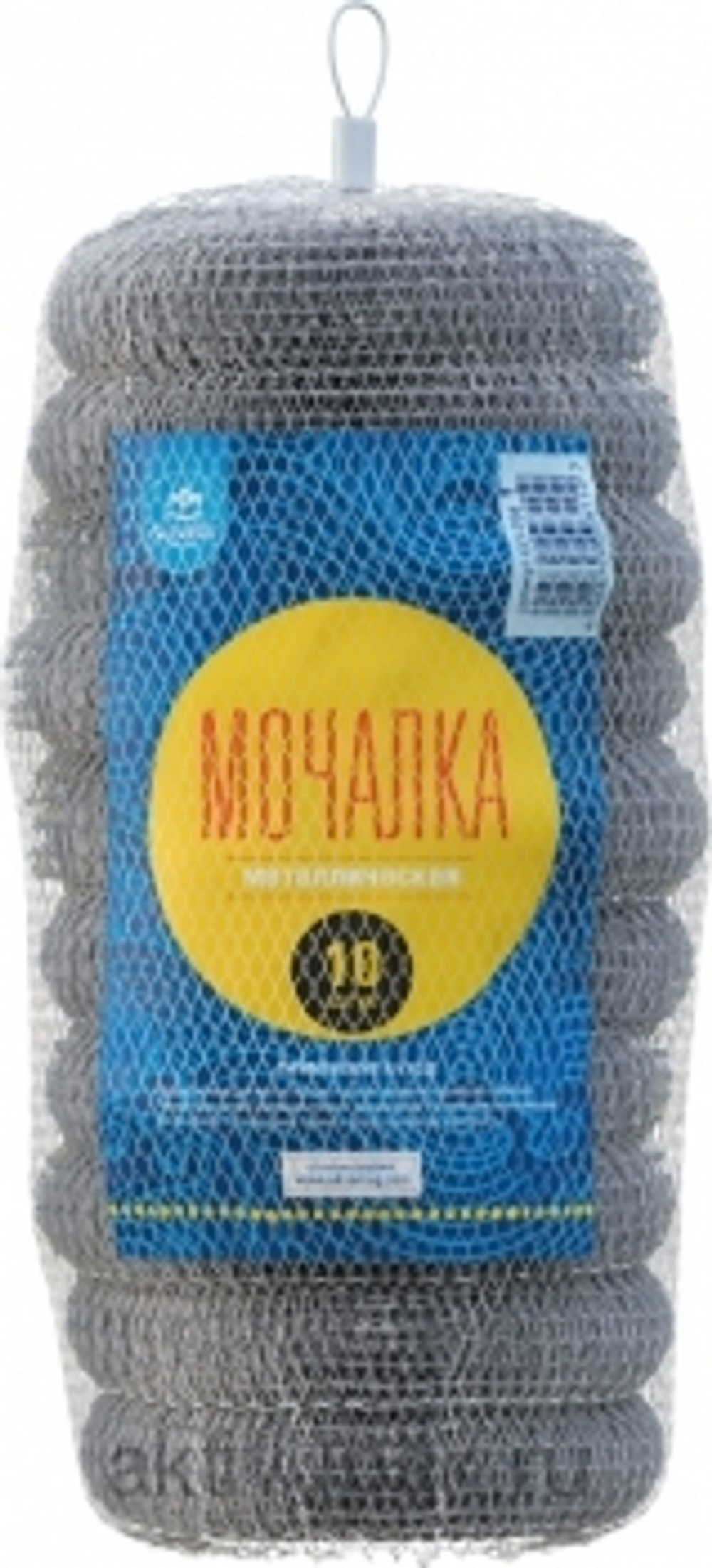 Мочалка металлическая Аква-Маг СП-008 (10шт/уп)