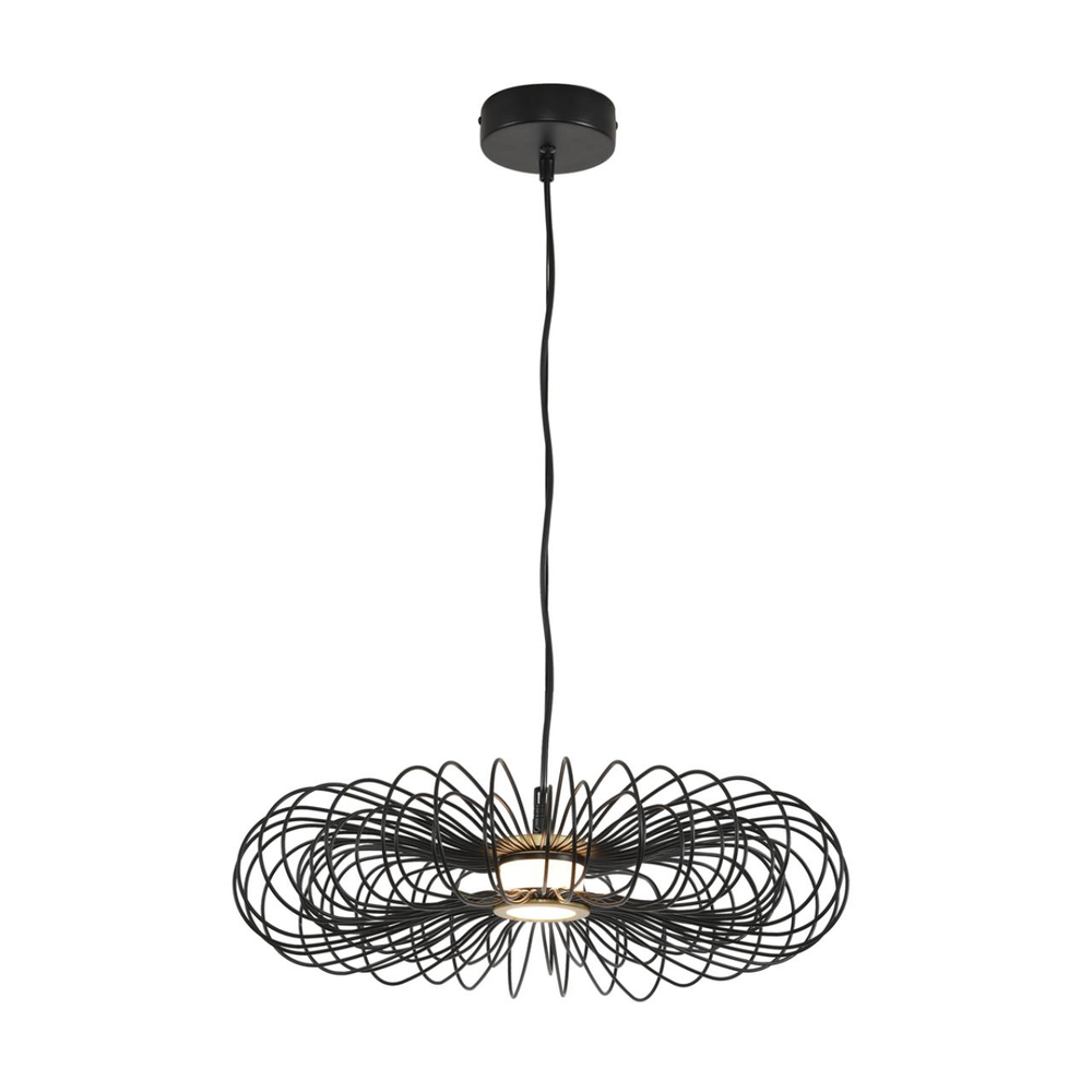 8301/9L LEDIO LN26 297 черный, металл/акрил Подвес LED 9W 3000K 220V CAMOMILE