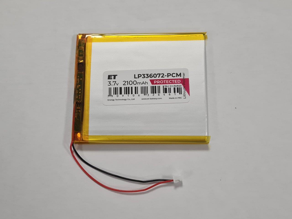 Аккумулятор ET LP336072-PCM