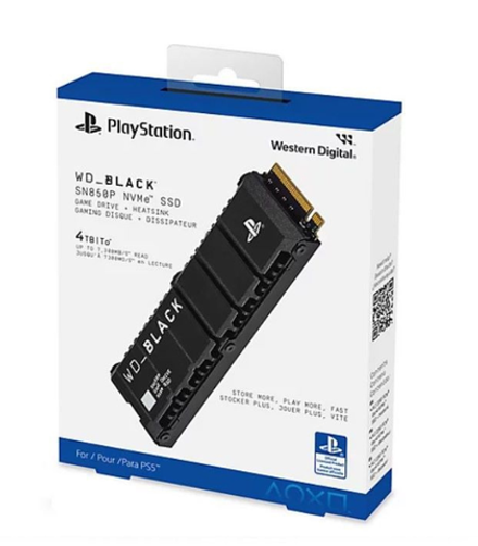Планка памяти для Sony PS5 SSD Western Digital SN850 4TB