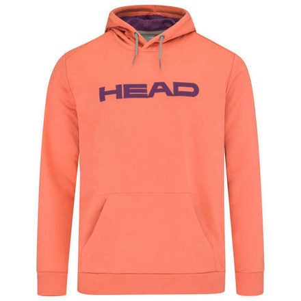 Детская теннисная куртка Head Club Byron Hoodie - flamingo/lilac
