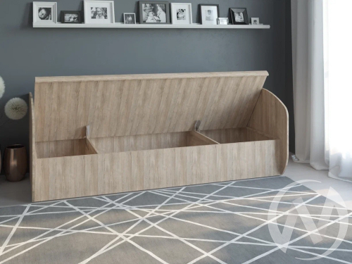 Кровать КД-1.8 (подъёмный мех) (дуб баррик)