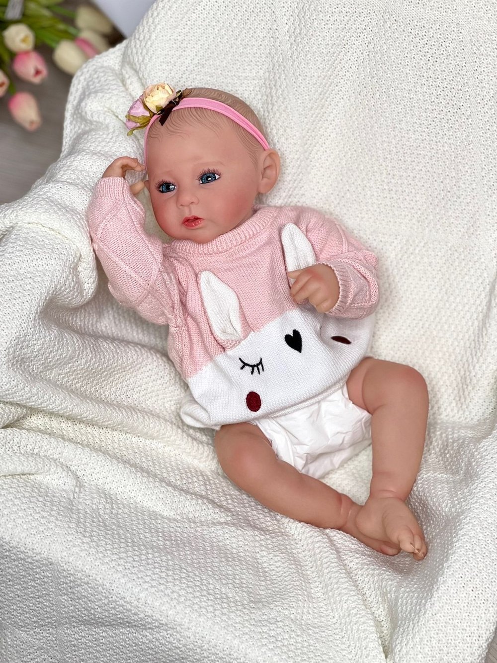 Кукла Реборн виниловая 48см (FA-913)