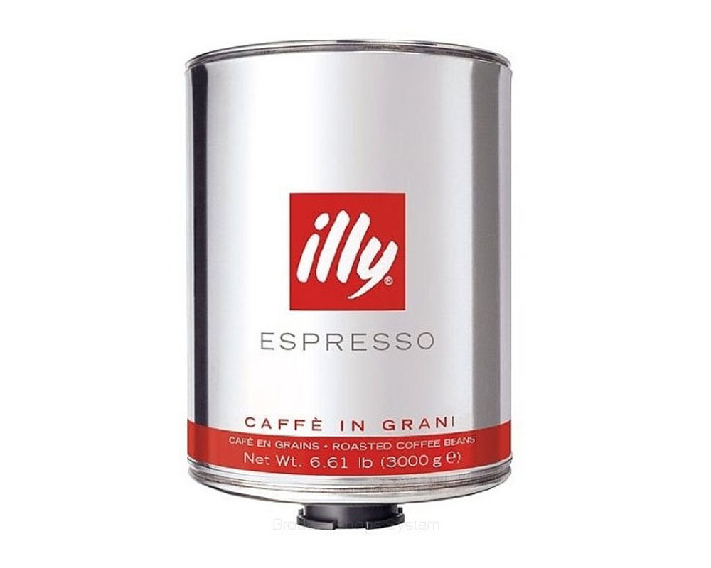 Кофе в зернах Illy Caffe Espresso темная обжарка, 3 кг (Илли)
