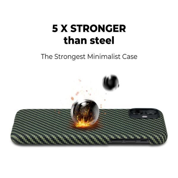 Чехол Pitaka MagEZ Case для Apple iPhone 11 (Black/Yellow Twill)