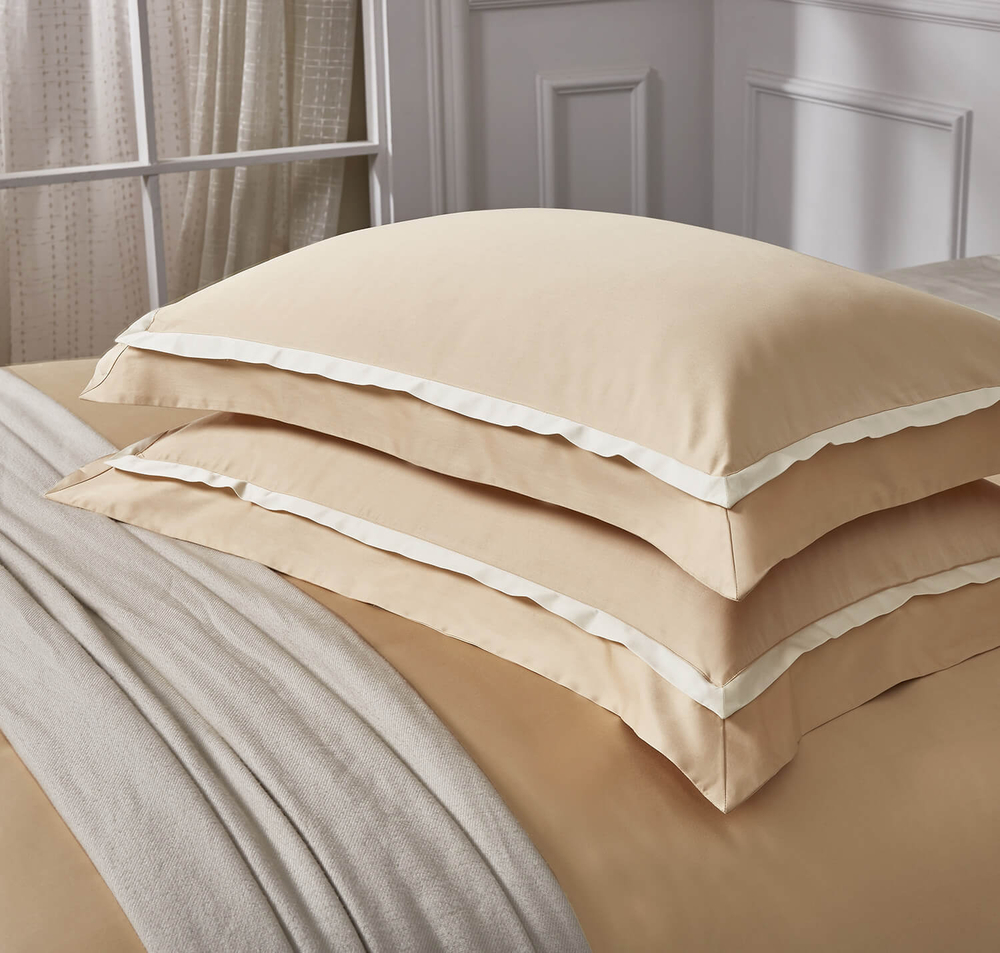 Наволочки 2шт 50х70 Sharmes Amour белое золото