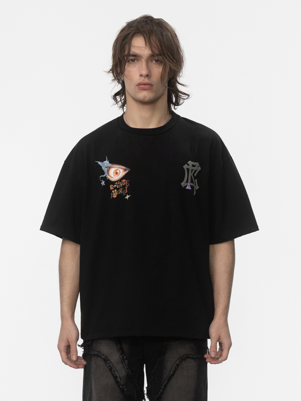 BOLSHIE KURTKI "UNTRUST" BLACK T.