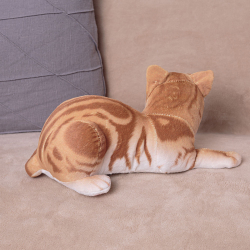 Мягкая игрушка Кот из меха для девочек и мальчиков в подарок