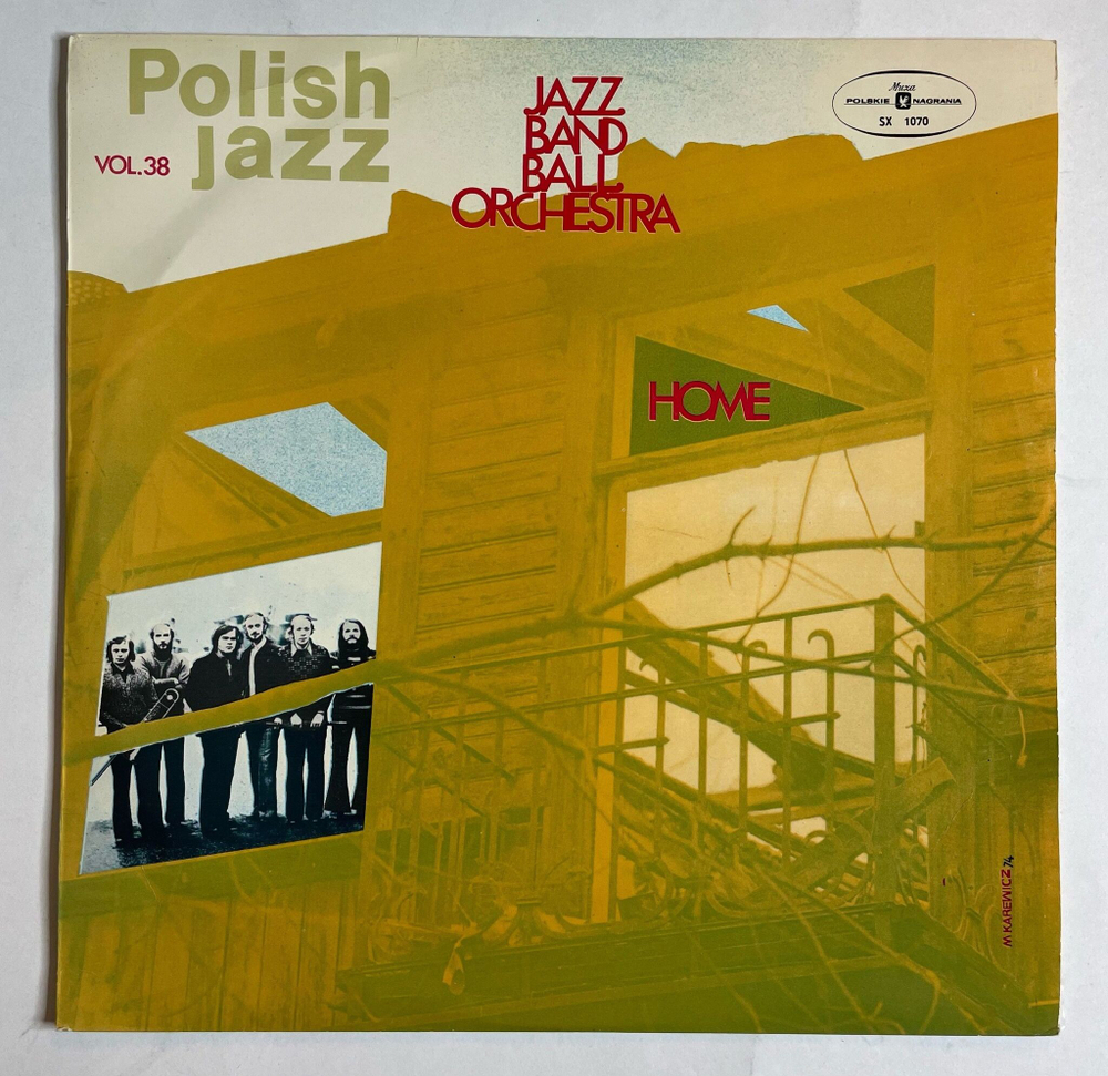 Винтажная виниловая пластинка LP Jazz Band Ball Orchestra Home (Польша 1974)