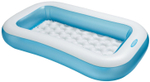 Бассейн надувной Intex 57403 Rectangular Pool 166х100х28 см / Прямоугольный многосекционный бассейн Интекс с надувным дном для дачи