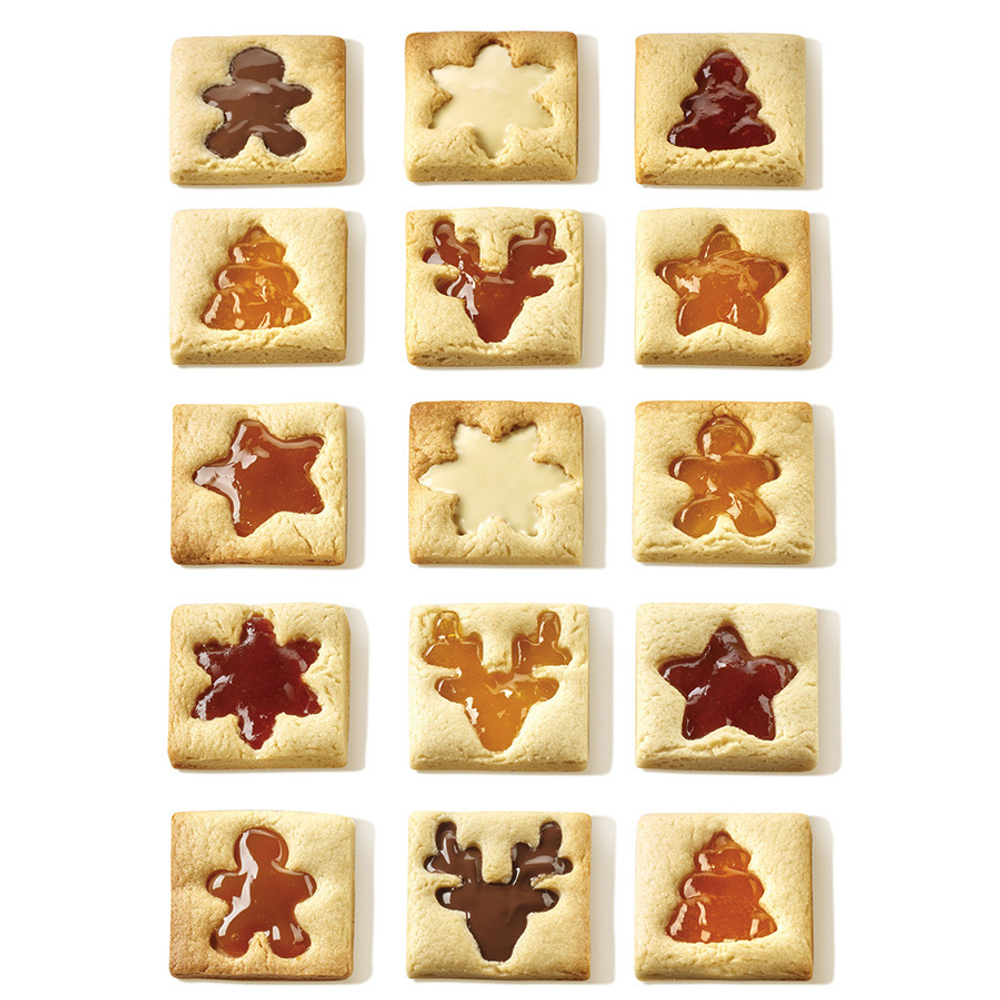 Форма для приготовления печенья Silikomart Winter Holiday 24х15х2см