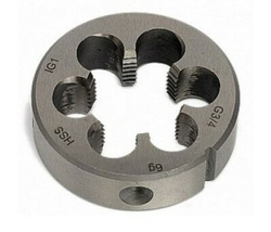 Плашка M9x1,25-?25мм, в пластиковом футляре RockForce##Rock FORCE RF-DIE9x1,25