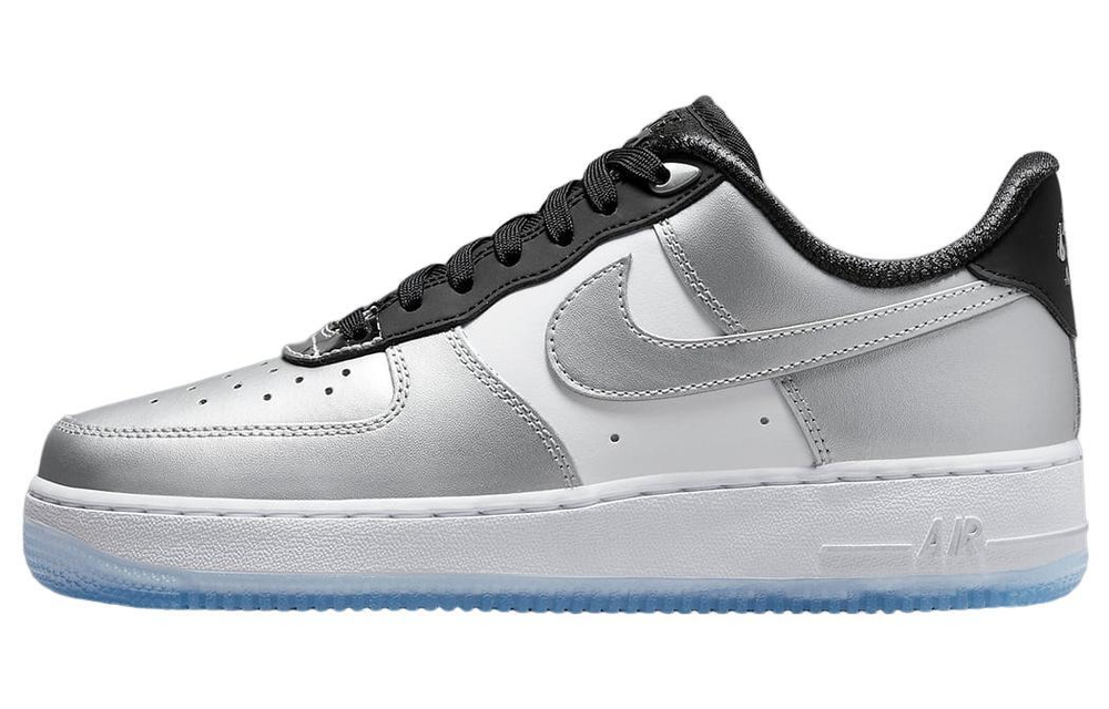 Кроссовки Nike Air Force 1 "Metallic Silver" (Женская размерная сетка)