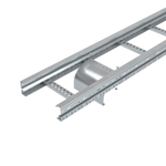 Пластина вывода кабеля для лестничных лотков осн.200 мм, горячий цинк, в комплекте с крепёжными элементами, необходимыми для монтажа