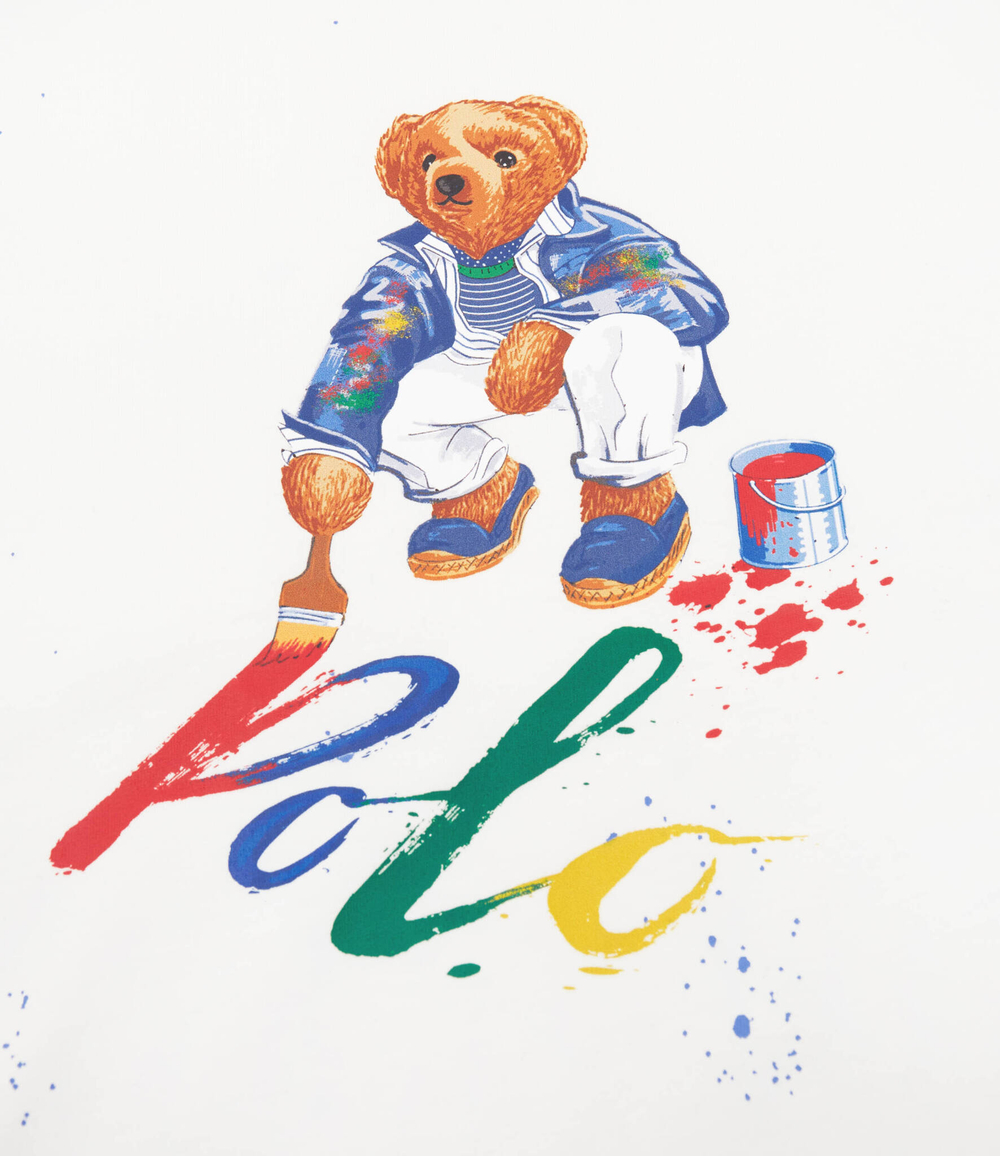 Футболка BEAR SS CN-KNIT POLO RALPH LAUREN - белый(925604)