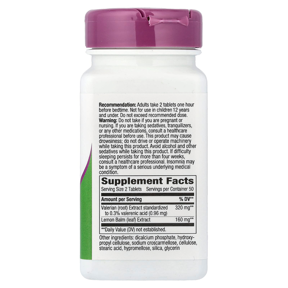 Nature's Way, Valerian Nighttime ™, 100 таблеток
