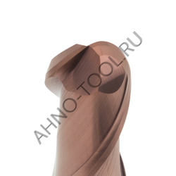 Фреза монолитная твердосплавная BRGM-2B-R7.0 HRC55 AHNO